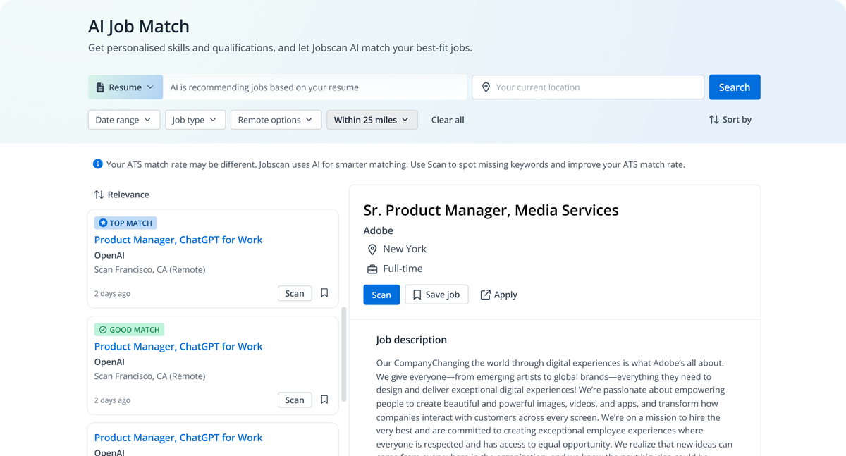 Показатель соответствия резюме вакансии