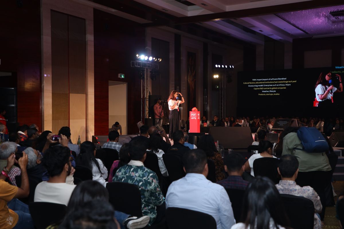 Аудитория на Pune Design Festival