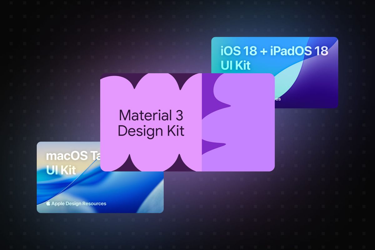 Пример UI Kit с компонентами и состояниями в дизайн-системе