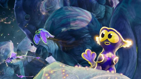 Пример мультяшного стиля анимации в Blender с использованием техник toon shading и обработки контуров